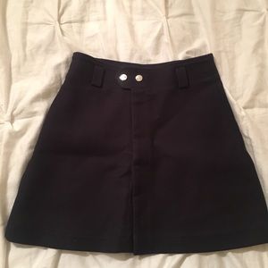 Zara mini navy skirt